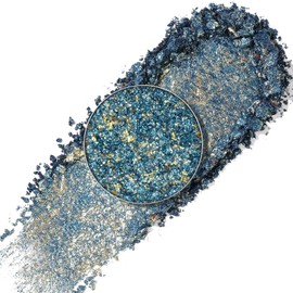 FOCALLURE Eyes On Me Pressed Powder Eyeshadow Single Refill, Magnetic Single Shimmer Eyeshadow Platte Refill Pan, 1.5g, GN02 Aerondight