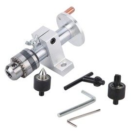 Lybunair DIY Woodworking Live Revolving Center, Adjustable with Wrench for Mini Lathe Machines, Enhanced Stability with Integrated Dual Bearing for Professional Woodturning Project