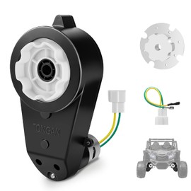 1pcs 24 Volt RS555 35000 RPM High-Speed Motor Gearbox for Power Wheels Motor Upgrade, Pair of 24V Replacement Parts for Ride On Toys, High Torque Motor kit for Kid's Electric Vehicle Replace Parts (1)