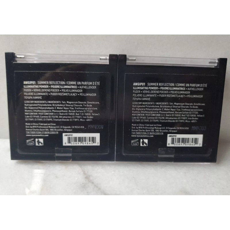 NYX Set Of 2-NYX Away We Glow Illuminating Powder AWGIP01