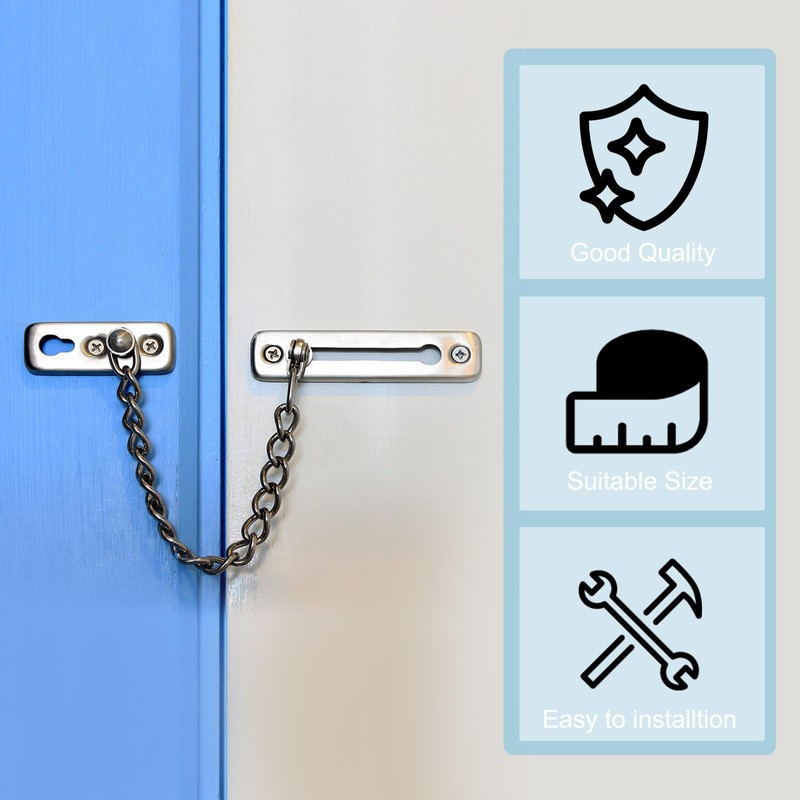 PATIKIL Door Chain Lock, Door Lock Latch Door Guard with