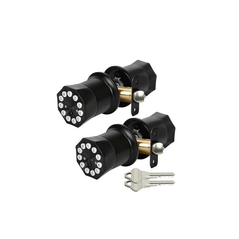 JESSTTI Smart Door Knob with Keypad and Key