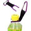 Audiophile Plastic Bottle Holder with Carabiner Set of 5 [Purple]