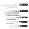 Cooks Standard 6-Piece Stainless Steel Knife Set with Expandable Bamboo