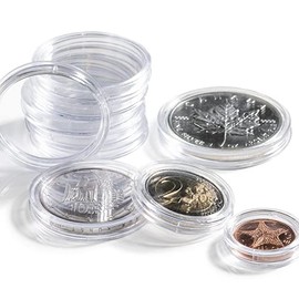 Leuchtturm Coin Capsules Inner Diameter 24.5 mm Pack of 100