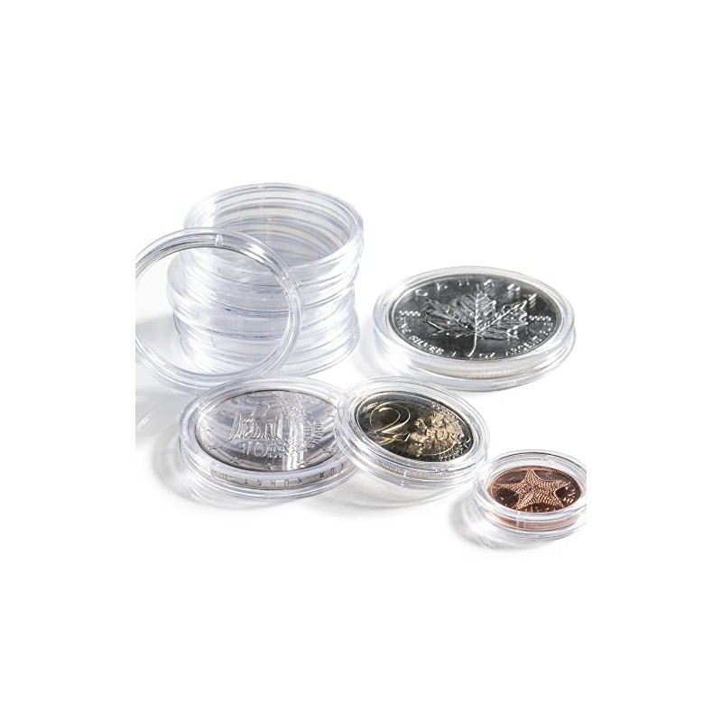 Leuchtturm Coin Capsules Inner Diameter 24.5 mm Pack of 100