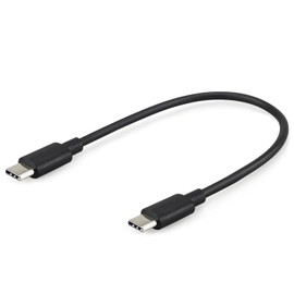 Fonus 1ft Short USB-C Cable PD Fast Charge Cord Compatible with Lenovo Idea Tab Pro (2025), Power Wire Type-C to Type-C Sync Black