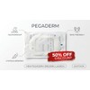 PEGADERM Apósito Transparente para Heridas, Estéril, Impermeable, Tipo PU, 10