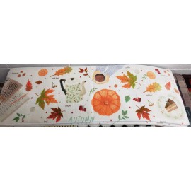 Unbranded Extra Long Cushioned Bath Memory Foam Mat Runner(16"x47"