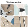 Cable Ties Adjustable Cable Ties Organizer Multipurpose Hook Loop Cable