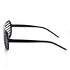 Komonee 3 x Black Shutter Shades Fun Novelty Plastic Party