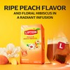 Lipton Peach Paradise Tea Bags, caffeine free Tea, Fruit and