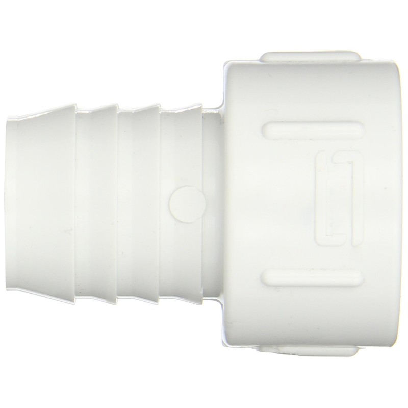 Spears 474 Series PVC Pipe Fitting, Adapter, Schedule 40, White,