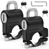 FORYNXHWIN Helmet Lock, 2Pcs Universal Motorcycle Handlebars Security Lock, Key