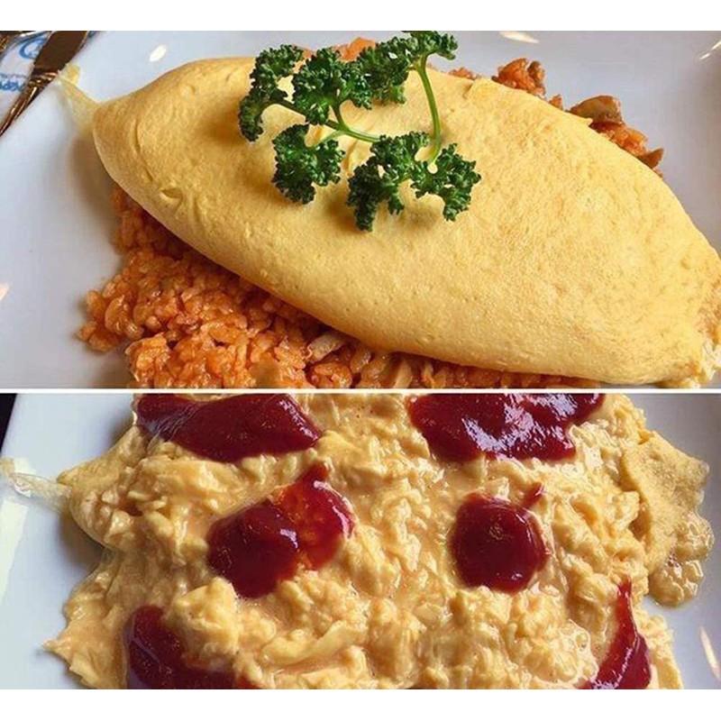 Iwinna Professional Stainless Steel Omurice Mold Papaya Rice Mold