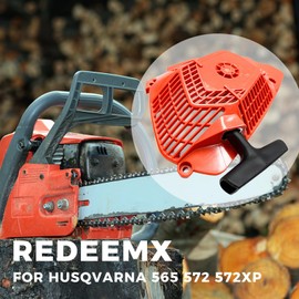 REDEEMX 575527602 Recoil Starter Pull Start Assembly Compatible with Husqvarna 565 572 572XP Chainsaws Replacement Part 575527604