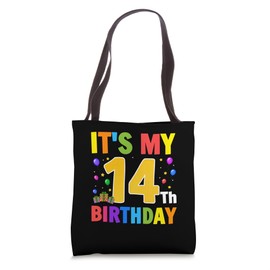 It’s My 14th Birthday Gift for 14 Year Old Kids Boys & Girls Tote Bag