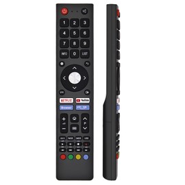 Replacement ChiQ Remote Control for Changhong ChiQ SABA Smart TV L32H7S SA40S67A9 L40H7A L50H7A U55IP7UHD U58H7A U65H7S With 4 Quick Buttons, No Setup Required