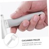 Ciieeo 1Pc Practical Vegetable Peeler with Storage Holder Compact Kitchen