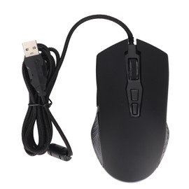 Gaming Mouse 4 Adjustable DPI 7 Buttons Easy Control Comfortable Grip Plug and Play Wired Mouse for Home Office