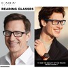 CARA 2 Pack Superior Lightweight TR90 Reading Glasses for Men