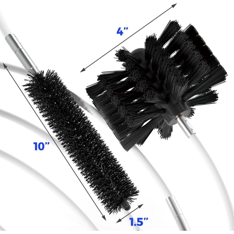 Holikme 35 Feet Dryer Vent Cleaner Kit, Flexible Lint Brush