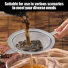 1 Colander and 1 Stainless Steel Small Bowl, Tea Filter,