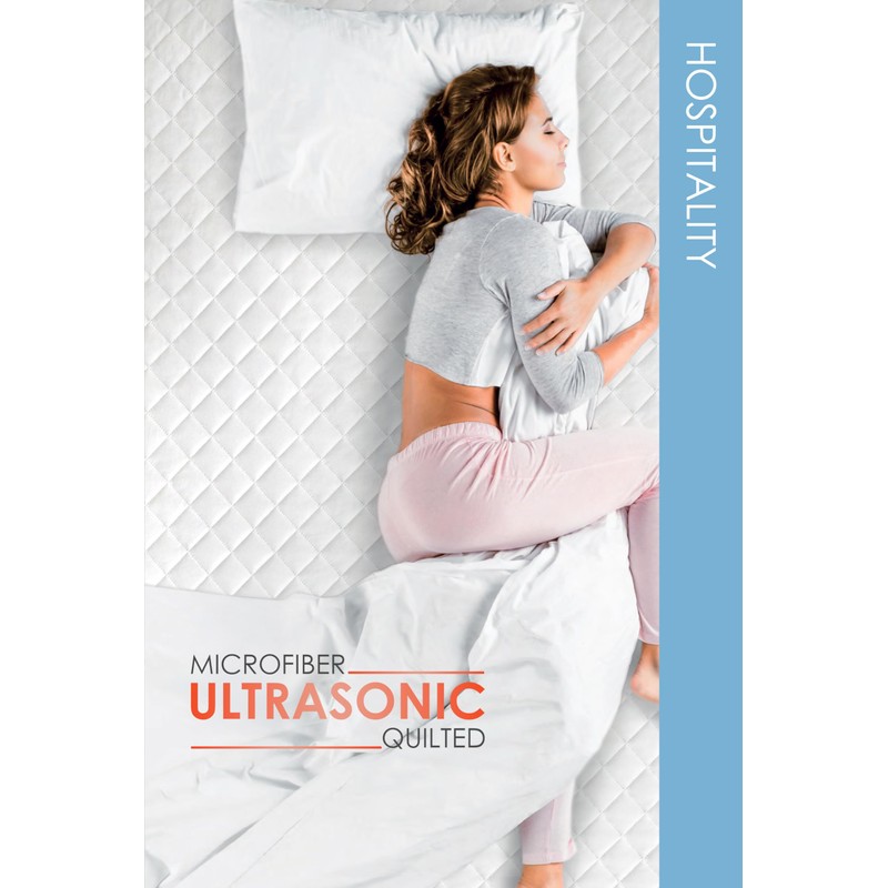 BERIBO Waterproof Mattress Protector - Quilted, 150x200cm + 30cm Deep