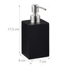 Relaxdays Soap Dispenser 300 ml, Refillable, Bathroom, Kitchen, Liquid Soap