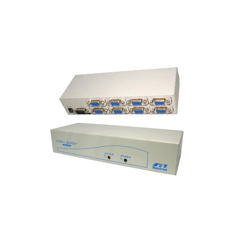 kenable SVGA VGA Monitor Video Splitter 8 way Powered High
