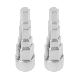 Create idea 2Pcs Radiator Wrench 1/2 Radiator Key Step Wrench Head Square Socket Drive Wrench for Plumbing Valves Thermostats 85x13mm Silver