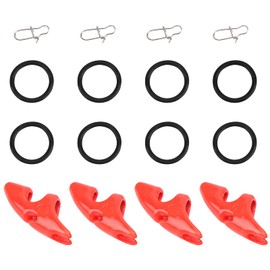 Shrimp Lure Weights, Shrimp Bait Weights Fishing with Baits Chin Sinker Bait Weights Chin Cover Drop Buckle Accessories Shrimp Bait Chin Guard Drop Weights for Fishing Enthusiasts Bait Red [10g]
