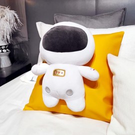 Xshelley 35 cm Astronaut Stuffed Plush Toy Cushion, Spaceman Body Cushion, Plush Doll, Soft Couch Cushion, Ornaments