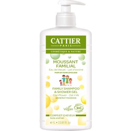 Cattier gel de ducha y champu 1l