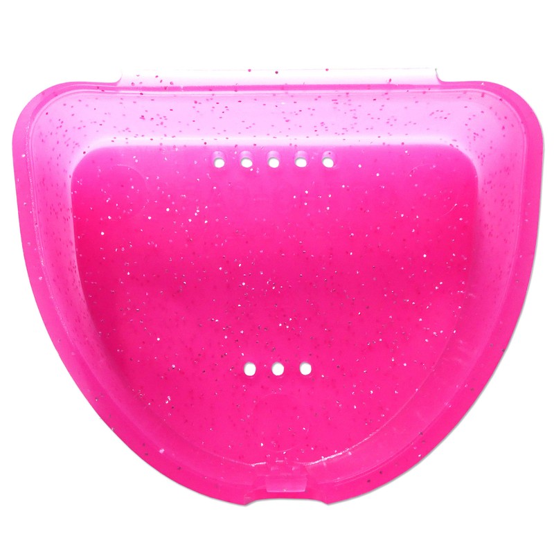 Slim Orthodontic Dental Case - Colour & Glitter Choices for