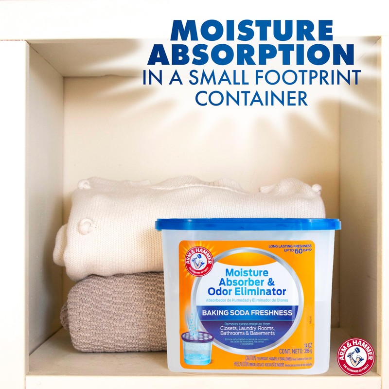 Arm & Hammer Fragrance Free Refillable Moisture Absorber and Odor