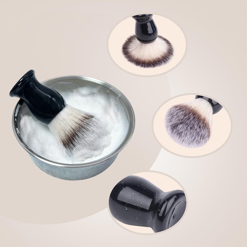 Men's Shaving Brush with Soft Bristles & Travel Case