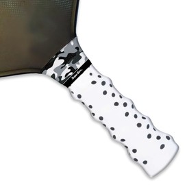 SNIPER SKIN Classic Pickleball Grip Wrap – Non-Slip Grip for Pickleball Paddles – Durable, Weatherproof and Washable Material – Easy Install, Customizable Comfort Wraps - Black White Camo