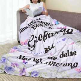 Adolgutty Gifts for Women, Cuddly Blanket, Birthday Gifts for Women, Inspirational Gifts for Best Friend, Colleague, Sister, Wife, Mum, Super Soft Fleece Blanket, 150 x 130 cm