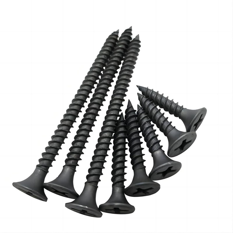 Qrity Pack of 100 Flat Head Wood Screws Self-Tapping Screws
