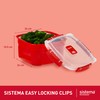 Sistema Microwave Food Steamer with Removable Steamer Basket | Large