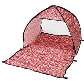 Maruwa Boeki 400831601 Funny Field Pop-up Pet Sun Shade, Native RD
