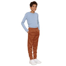 STRETCH IS COMFORT Boy's Jogger Play Pants Almond Large