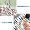 Mid-Century Drop Shapes Kitchen Sink Splash Guard Mat Absorbent Fast