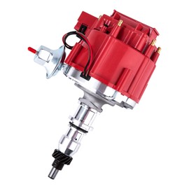 LaMulaAuto HEI Ignition Distributor LaMulaAuto Compatible with Ford 240 300 Inline 6, F100 F150 F250 E100 E150 6 Cylinders, 3.9L/240ci, 4.9L/300ci L6, One-wire Installation, 65k Volt Coil