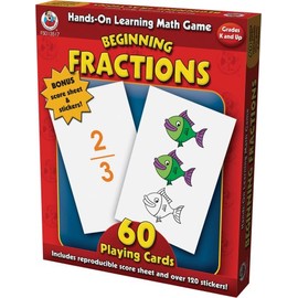 Hands-On Learning Beginning Fractions Card Game (Hands-On Learning Math Games)