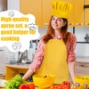 SATINIOR 2 Pcs Chef Costume for Women Men Chef Hat