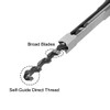 uxcell Square Hole Drill Bit, 5/16" High-Carbon Steel Hollow Chisel