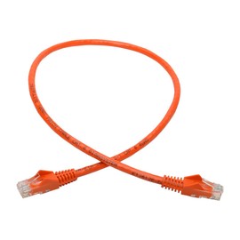 Tripp-Lite Cat6 N201-002-OR - Cable Conexión de Red Ethernet sin Enganches, Naranja, 0.61 m/2 ft