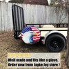 Spare Tire Cover, Wheel Cover with American Flag Eagle Waterproof